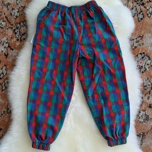 ☮️Vintage Plaid Jogger/Trouser by Health-tex